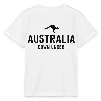 Australie - Australie - Australie - Kangourou - T-shirt bio MINI CREATOR Stanley/Stella Enfant - blanc - Devant - Maike (125cm)