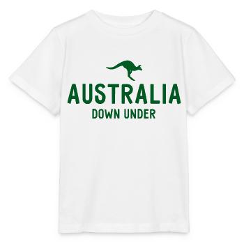 Australie - Australie - Australie - Kangourou - T-shirt bio MINI CREATOR Stanley/Stella Enfant - blanc - Devant - Maike (125cm)