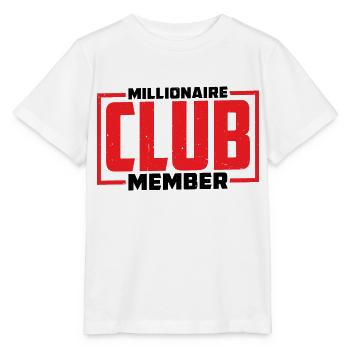 Millionaire Club Member 36 - Stanley/Stella Kinder T-Shirt MINI CREATOR  - Weiß - Vorne - Maike (125cm)