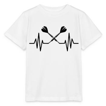 darts logo - Stanley/Stella Kinder T-Shirt MINI CREATOR  - Weiß - Vorne - Maike (125cm)