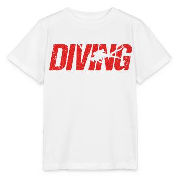 Dive - Diving Diver Gift - Stanley/Stella MINI CREATOR Kids’ T-Shirt - white - Front - Maike (125cm)