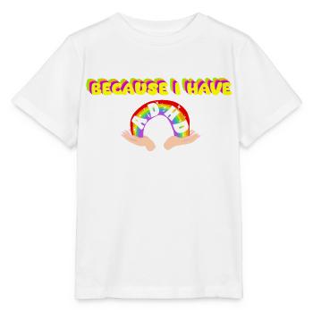 Neurodivergent Queen - T-shirt bio MINI CREATOR Stanley/Stella Enfant - blanc - Devant - Maike (125cm)