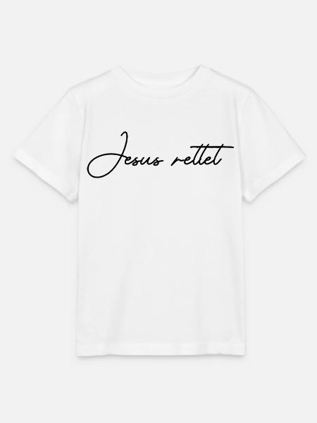 Jesus rettet - Stanley/Stella Kinder T-Shirt MINI CREATOR - Weiß