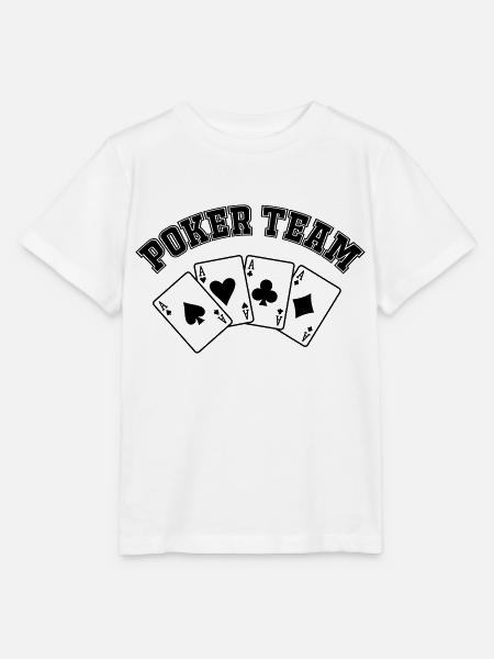 poker team - Stanley/Stella Kinder T-Shirt MINI CREATOR - Weiß
