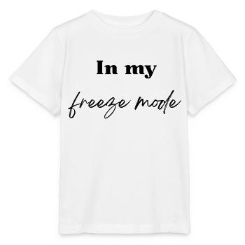 En mode gel - T-shirt bio MINI CREATOR Stanley/Stella Enfant - blanc - Devant - Maike (125cm)