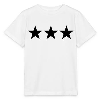 3 stars - Stanley/Stella Kinder T-Shirt MINI CREATOR  - Weiß - Vorne - Maike (125cm)