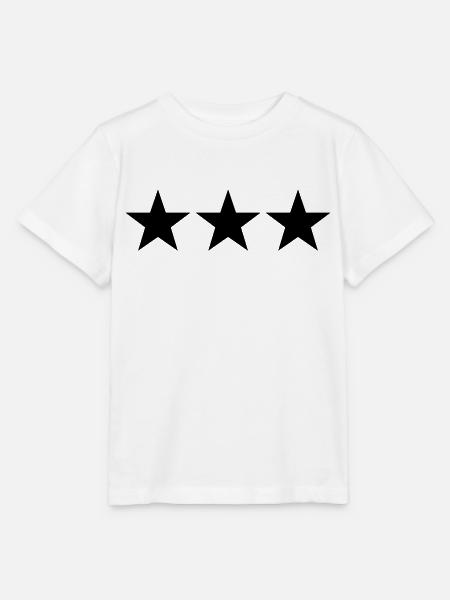 3 stars - Stanley/Stella Kinder T-Shirt MINI CREATOR - Weiß