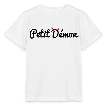 Petit Démon - T-shirt bio MINI CREATOR Stanley/Stella Enfant - blanc - Devant - Maike (125cm)