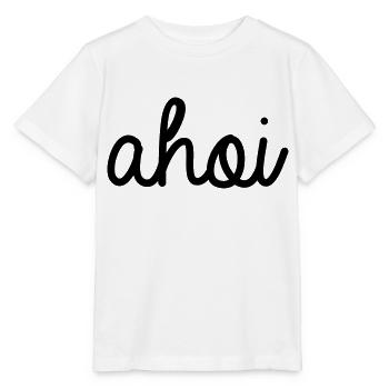 Ahoi. - Stanley/Stella Kinder T-Shirt MINI CREATOR  - Weiß - Vorne - Maike (125cm)
