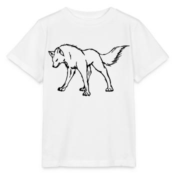 wolf - Stanley/Stella MINI CREATOR Kids’ T-Shirt - white - Front - Maike (125cm)