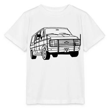 ChevyVan01_1 - Stanley/Stella Kinder T-Shirt MINI CREATOR  - Weiß - Vorne - Maike (125cm)