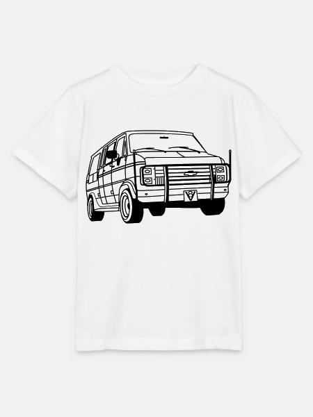 ChevyVan01_1 - Stanley/Stella Kinder T-Shirt MINI CREATOR  - Weiß