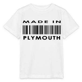 Fait à Plymouth - T-shirt bio MINI CREATOR Stanley/Stella Enfant - blanc - Devant - Maike (125cm)
