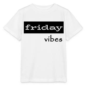Friday Vibes - Stanley/Stella Kinder T-Shirt MINI CREATOR  - Weiß - Vorne - Maike (125cm)
