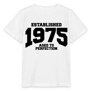 aged to perfection established 1975 (fr) - T-shirt bio MINI CREATOR Stanley/Stella Enfant - blanc - Devant - Maike (125cm)