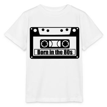 né dans les années 80 - T-shirt bio MINI CREATOR Stanley/Stella Enfant - blanc - Devant - Maike (125cm)
