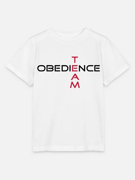 obedienceteam3 - Stanley/Stella Kinder T-Shirt MINI CREATOR - Weiß