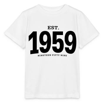 EST. 1959 Nineteen Fifty Nine - Stanley/Stella MINI CREATOR Kids’ T-Shirt - white - Front - Maike (125cm)