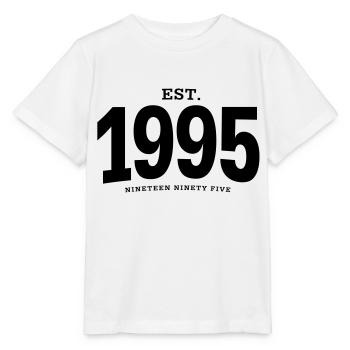 EST. 1995 Nineteen Ninety Five - Stanley/Stella MINI CREATOR Kids’ T-Shirt - white - Front - Maike (125cm)