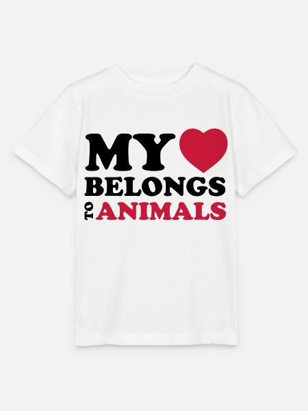 MHBT ANIMALS - Stanley/Stella Kinder T-Shirt MINI CREATOR - Weiß