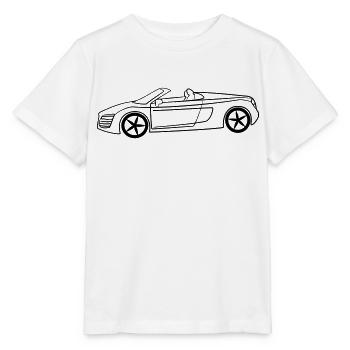 Luxus Cabrio Tribal - Stanley/Stella Kinder T-Shirt MINI CREATOR  - Weiß - Vorne - Maike (125cm)