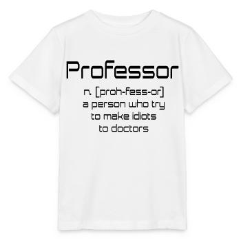 professor - Stanley/Stella MINI CREATOR Kids’ T-Shirt - white - Front - Maike (125cm)