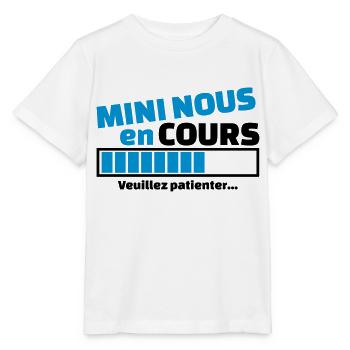 mini nous en cours - T-shirt bio MINI CREATOR Stanley/Stella Enfant - blanc - Devant - Maike (125cm)