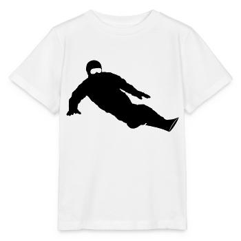 Wintersport - Snowboarder - Stanley/Stella Kinder T-Shirt MINI CREATOR  - Weiß - Vorne - Maike (125cm)