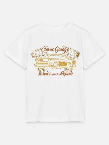 classic garage - Stanley/Stella Kinder T-Shirt MINI CREATOR  - Weiß