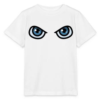 eyes - Stanley/Stella MINI CREATOR Kids’ T-Shirt - white - Front - Maike (125cm)