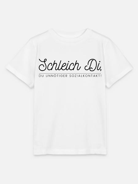 Schleich Di, Du unnötiger Sozialkontakt! - Stanley/Stella Kinder T-Shirt MINI CREATOR - Weiß