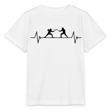 EKG Fecht Passion - Stanley/Stella Kinder T-Shirt MINI CREATOR  - Weiß - Vorne - Maike (125cm)