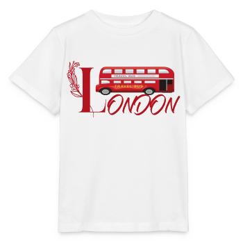 London - Stanley/Stella Kinder T-Shirt MINI CREATOR  - Weiß - Vorne - Maike (125cm)