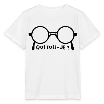 Lunette qui suis je - T-shirt bio MINI CREATOR Stanley/Stella Enfant - blanc - Devant - Maike (125cm)
