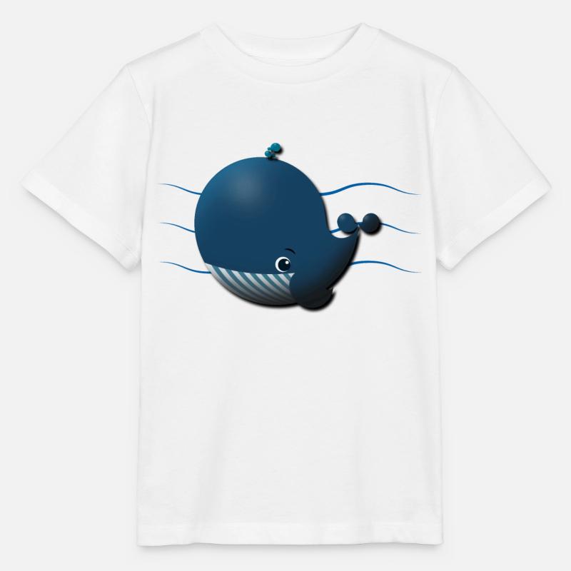 baleine - T-shirt bio MINI CREATOR Stanley/Stella Enfant - blanc