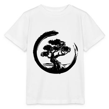 Bonsai - Stanley/Stella Kinder T-Shirt MINI CREATOR  - Weiß - Vorne - Maike (125cm)
