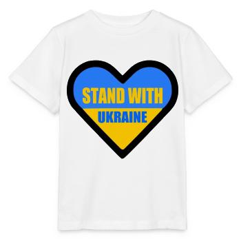 Ukraine - Stanley/Stella Kinder T-Shirt MINI CREATOR  - Weiß - Vorne - Maike (125cm)
