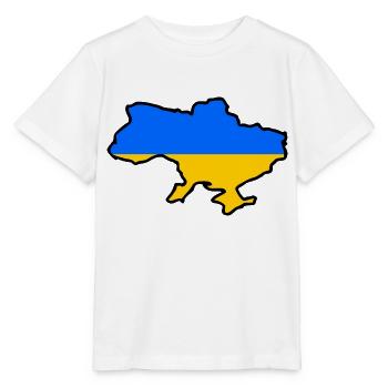 Ukraine - Stanley/Stella Kinder T-Shirt MINI CREATOR  - Weiß - Vorne - Maike (125cm)