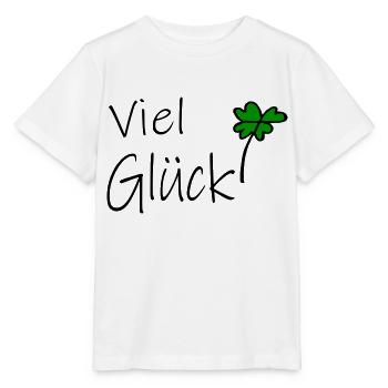 Viel Glück - Stanley/Stella Kinder T-Shirt MINI CREATOR  - Weiß - Vorne - Maike (125cm)