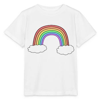 Lighter than the rainbow - Stanley/Stella MINI CREATOR Kids’ T-Shirt - white - Front - Maike (125cm)