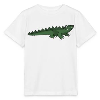 Crocodile - Stanley/Stella MINI CREATOR Kids’ T-Shirt - white - Front - Maike (125cm)