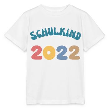 Schulkind 2022 Erste Klasse Geschenke und Shirts - Stanley/Stella Kinder T-Shirt MINI CREATOR  - Weiß - Vorne - Maike (125cm)