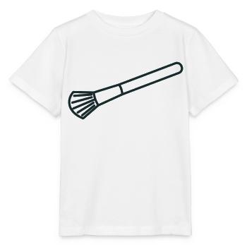 pinceau de maquillage - T-shirt bio MINI CREATOR Stanley/Stella Enfant - blanc - Devant - Maike (125cm)