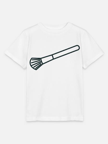 Make-up-Pinsel - Stanley/Stella Kinder T-Shirt MINI CREATOR  - Weiß