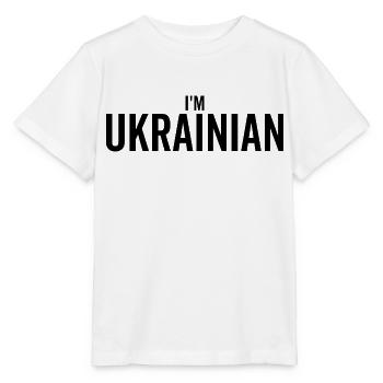 Ich bin Ukrainer - Stanley/Stella Kinder T-Shirt MINI CREATOR  - Weiß - Vorne - Maike (125cm)