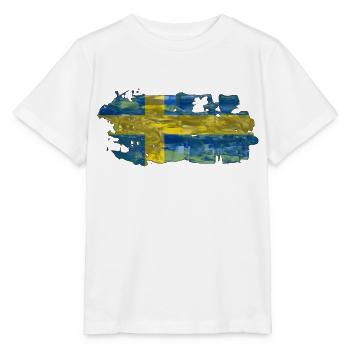 Suède Suède Viking Scandinavie Nordique Milieu de l’été - T-shirt bio MINI CREATOR Stanley/Stella Enfant - blanc - Devant - Maike (125cm)
