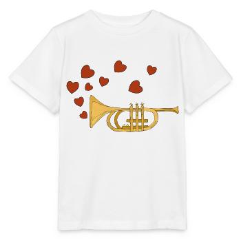Musikinstrument - Stanley/Stella Kinder T-Shirt MINI CREATOR  - Weiß - Vorne - Maike (125cm)