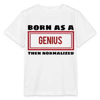 Génie - T-shirt bio MINI CREATOR Stanley/Stella Enfant - blanc - Devant - Maike (125cm)