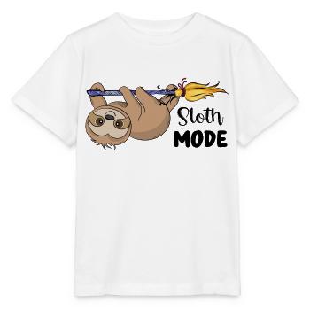 Sloth Mode - Stanley/Stella Kinder T-Shirt MINI CREATOR  - Weiß - Vorne - Maike (125cm)