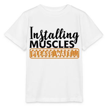 Installing muscle - Stanley/Stella MINI CREATOR Kids’ T-Shirt - white - Front - Maike (125cm)